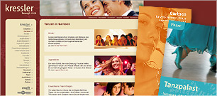 Corporate Design des TanzCentrums Kressler, Garbsen und Neustadt